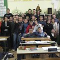 Zdjęcie klasowe z naszą panią profesor Kisio