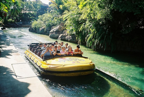 Jurrasic Park water ride #ThemePark