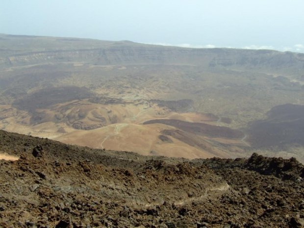 El Teide - widok z 3500m #Teneryfa