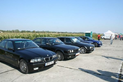 beemki klubowiczy BMW KLUBu OPOLE na sprincie samochodowym w Skarbimierzu 24.09.2006