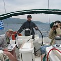 Rejs Grecja 2005. Kwiecień-maj, morze jońskie, Korfu, Zakynthos, Levkas, Itaka, Kefalonia, jacht Oceanis 461, załoga 7 osób.