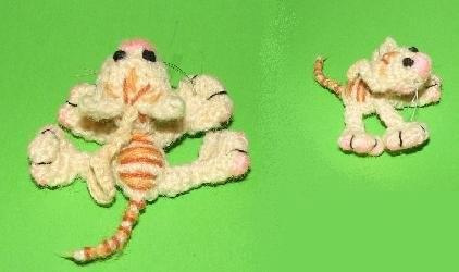 #kotek #kot #tygrys #maskotka #szydełko #crocheted