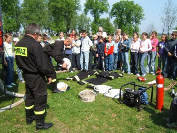 W miesiącu ochrony przeciwpożarowej, a dokładnie 09.05.2006 na boisku sportowym w Czepielowicach odbyło się spotkanie dzieci z klas 1-6 tutejszej szkoły ze strażakami z naszej OSP. Na spotkaniu miała miejsce krótka prezentacja wyposażenia naszego Jelcz...