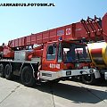 SDz 50
Udźwig:
od 0,6 t @ 25m (wysięg), 20.5 m (wysokość) i 33.1 m (długość ramienia)
do 50 t @ 3 m (wysięg), 10.5 m (wysokość) i 10.6 m (długość ramienia)
Czas wysuwu:
Poziom -3° do +80°: 52 s
Ramie od 10.6 m do 33.1 m: 115 s
Pojazd wykonany przez:
ZA...