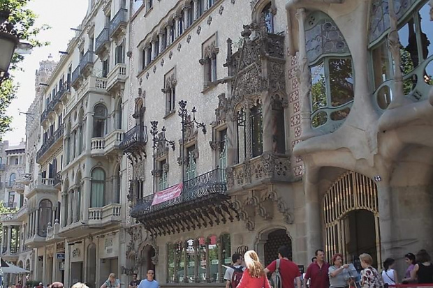 Casa Batllo na zewnatrz