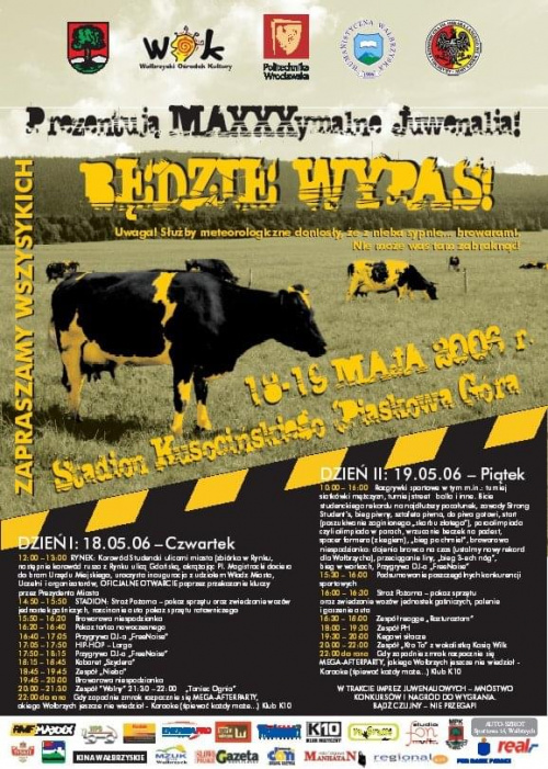 Oficjalny plakat #Juwenalia2006Wałbrzych