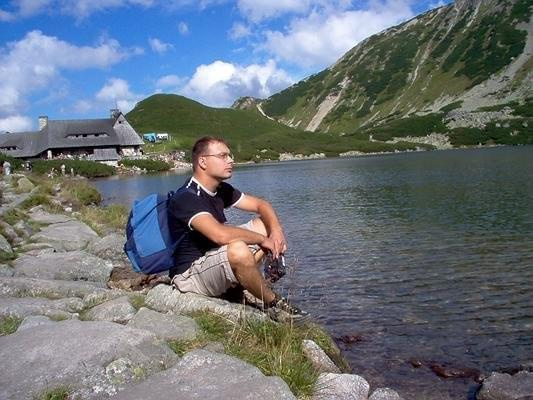 #Tatry #mężczyzna #Mirek #MiroslawJupowicz #woda #skala #widok #krajobraz