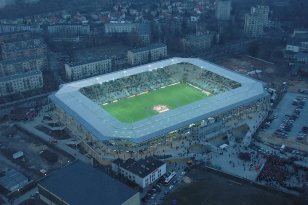 Stadion Korony (foto5) z lotu ptaka. #KoronaKielceKolporterStadion