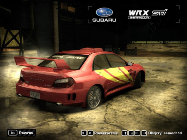 SUBARU Impreza WRX STI 2 z NFSMW.