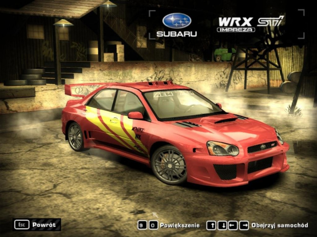 SUBARU Impreza WRX STI z NFSMW.